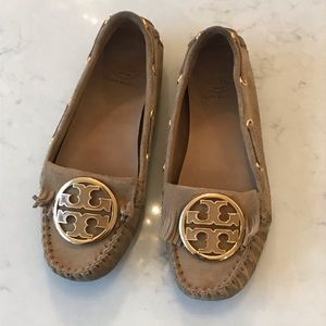 Tory Burch Suede Moccasins Size 6